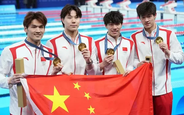 Paris Olympics: China Wins Gold Medal In Men’s 4x100m Medley Relay, Breaking 40-Year Monopoly Of The United States